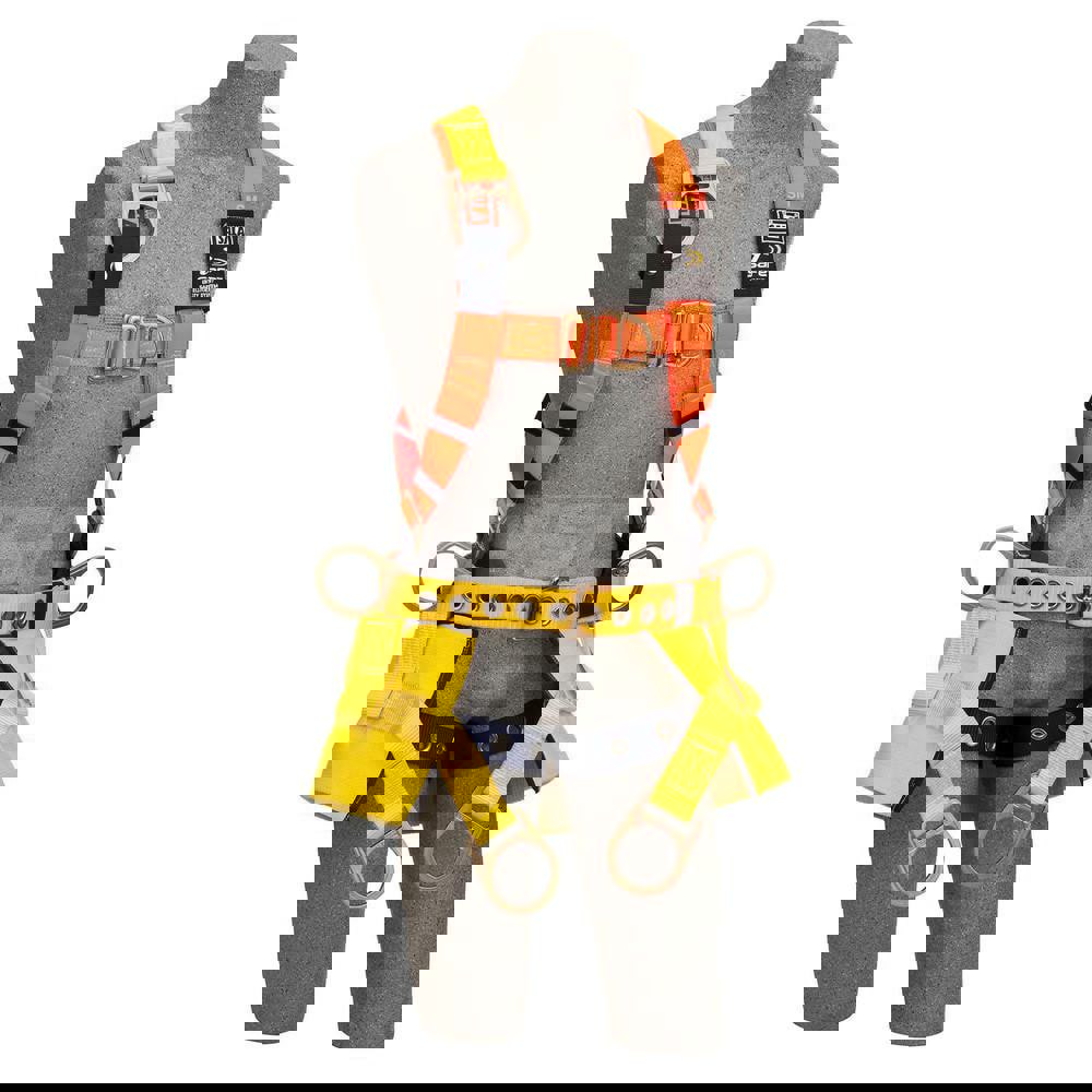 Fall Protection Harnesses: 420 Lb, Vest Style, Size Small, For Climbing & Positioning, Polyester, Back Front Shoulder & Side