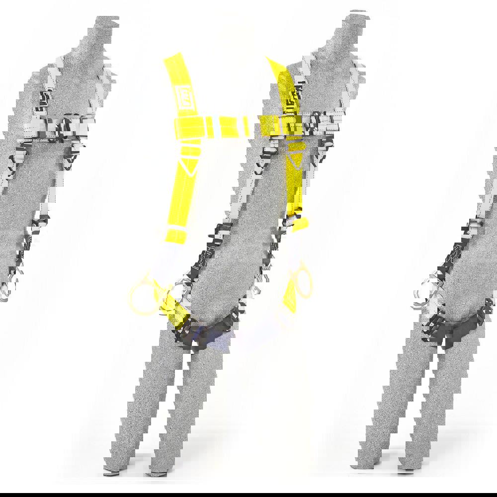 Fall Protection Harnesses: 420 Lb, Vest Style, Size X-Large, For Positioning, Polyester, Back & Side