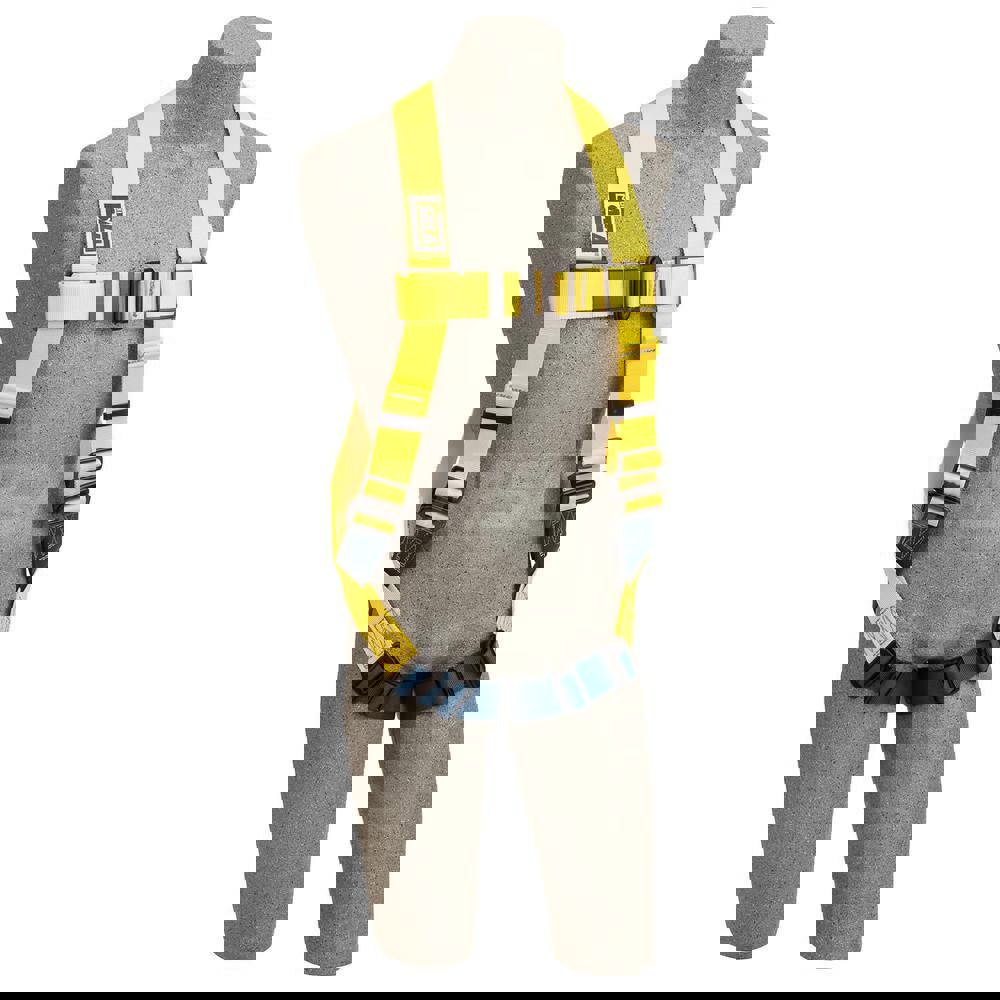 Fall Protection Harnesses: 310 Lb, Arc Flash Style, Size Universal, For General Industry, Nylon, Back