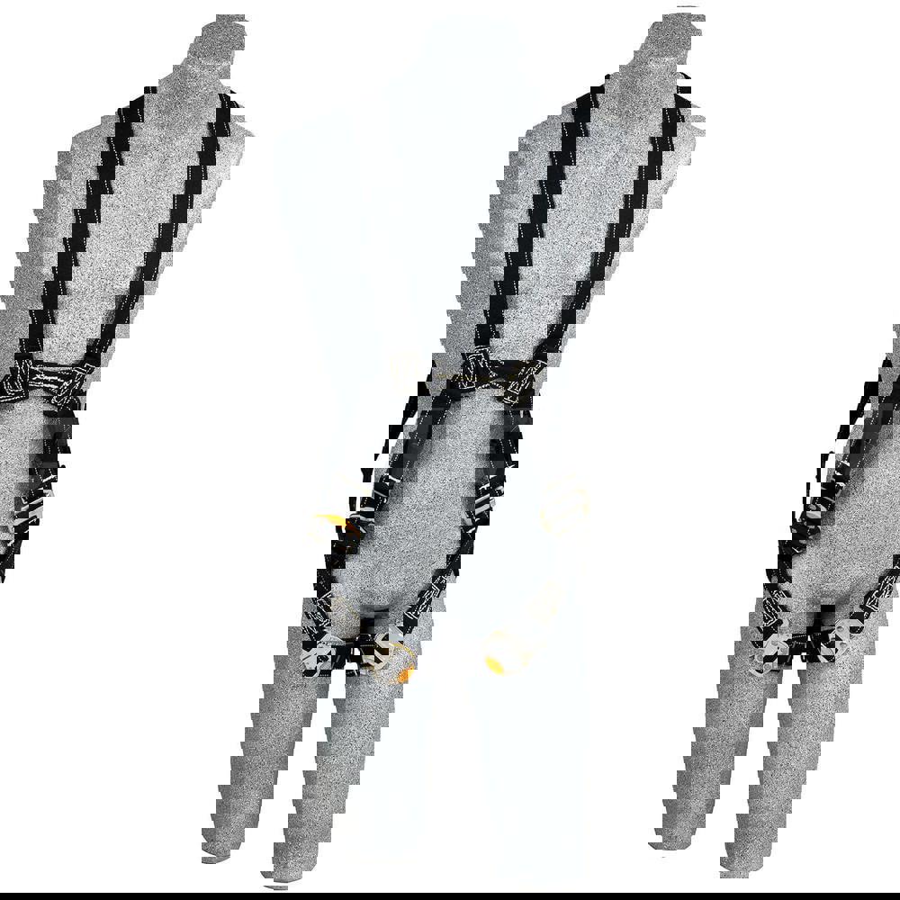 Fall Protection Harnesses: 310 Lb, Arc Flash Style, Size Medium, For Retrieval & Rescue, Nomex & Kevlar, Back & Front