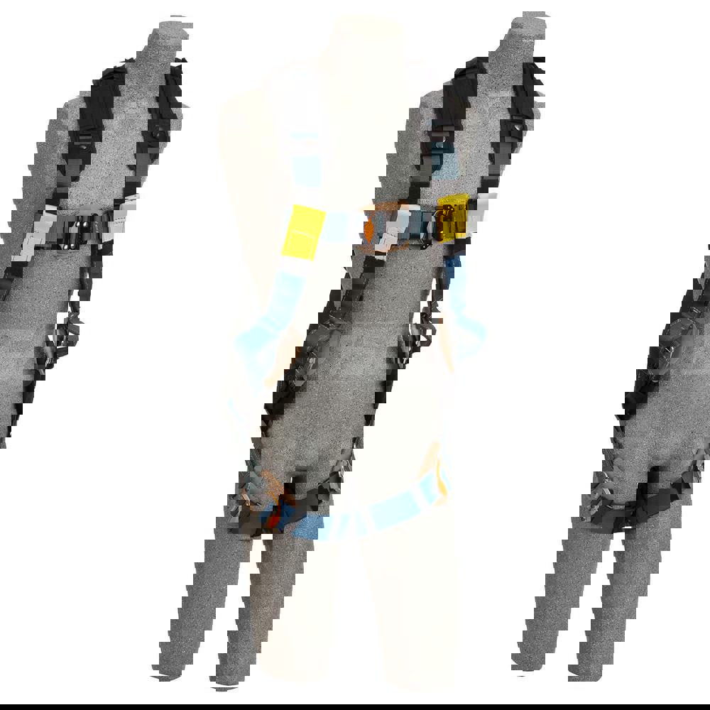 Fall Protection Harnesses: 420 Lb, Arc Flash Style, Size X-Large, For Retrieval & Rescue, Nylon, Back