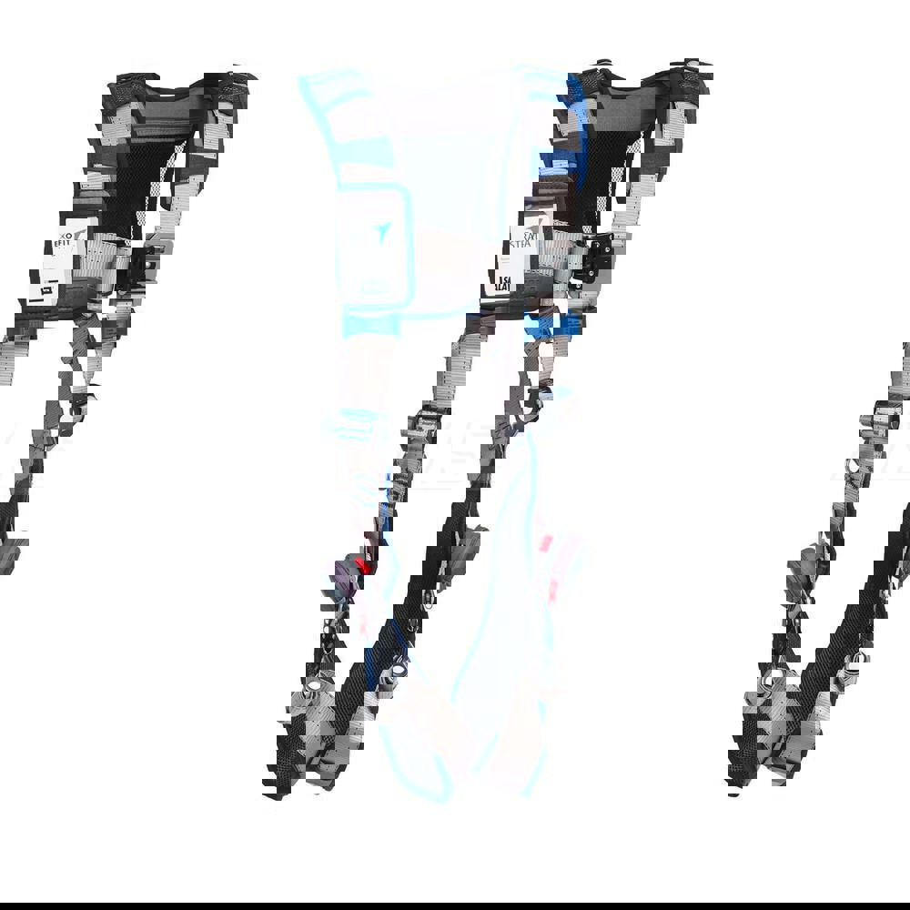 Fall Protection Harnesses: 420 Lb, Vest Style, Size Medium, For General Industry, Polyester, Back