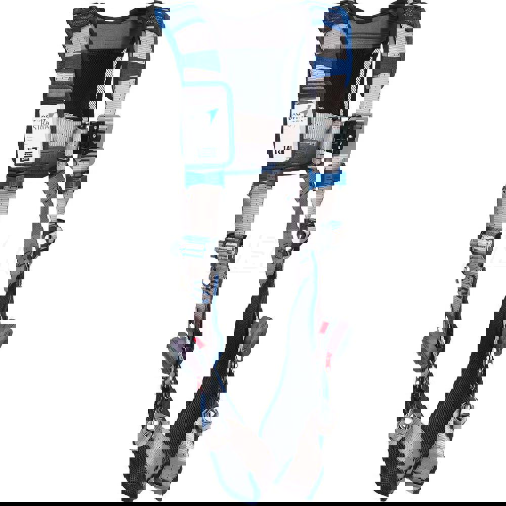 Fall Protection Harnesses: 420 Lb, Vest Style, Size Large, For General Industry, Polyester, Back