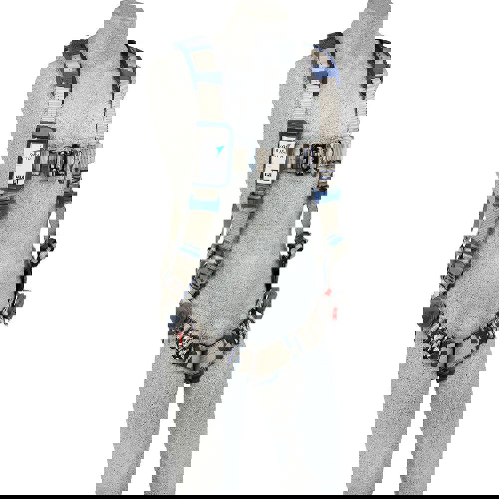 Fall Protection Harnesses: 420 Lb, Vest Style, Size Large, For Climbing, Polyester, Back & Front