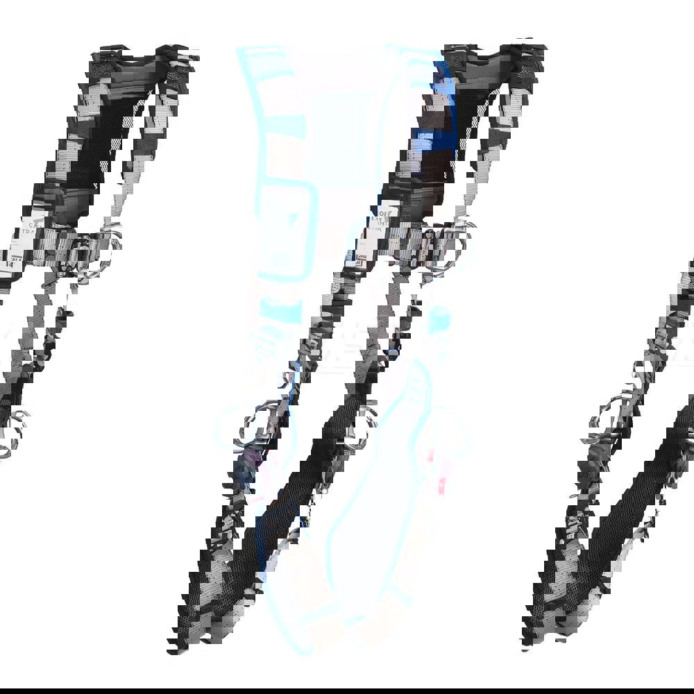 Fall Protection Harnesses: 420 Lb, Vest Style, Size Small, For Climbing & Positioning, Polyester, Back Front & Side