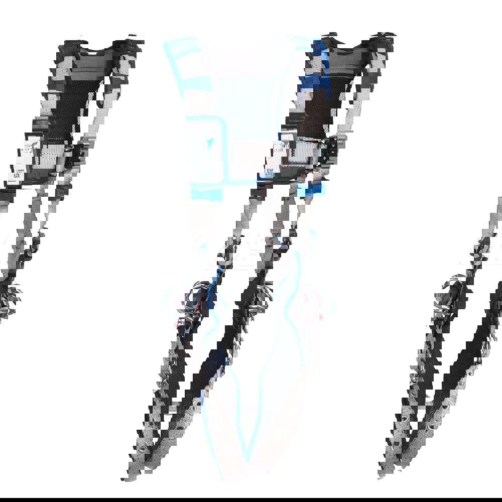 Fall Protection Harnesses: 420 Lb, Vest Style, Size Large, For Positioning, Polyester, Back & Side