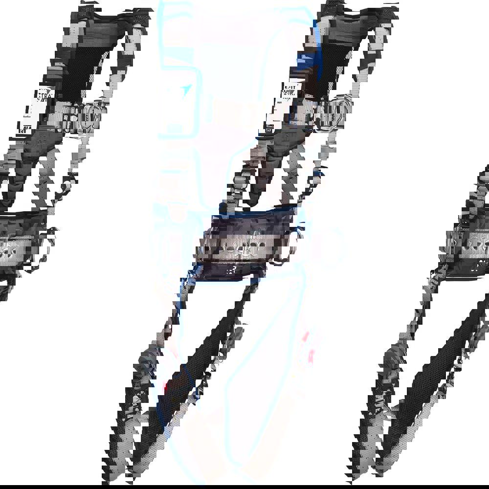 Fall Protection Harnesses: 420 Lb, Construction Style, Size Small, For Climbing & Positioning, Polyester, Back Front & Side