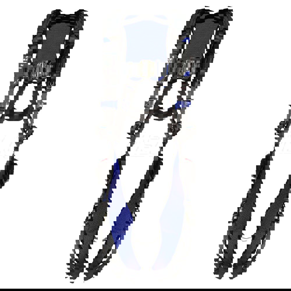 Fall Protection Harnesses: 420 Lb, Vest Style, Size 3X-Large, For General Purpose, Back