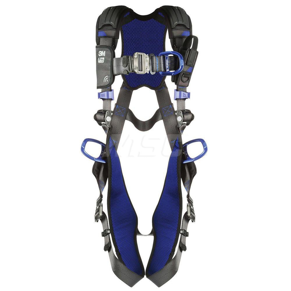 Fall Protection Harnesses: 420 Lb, Vest Style, Size X-Small, For Climbing & Positioning, Back Front & Hips