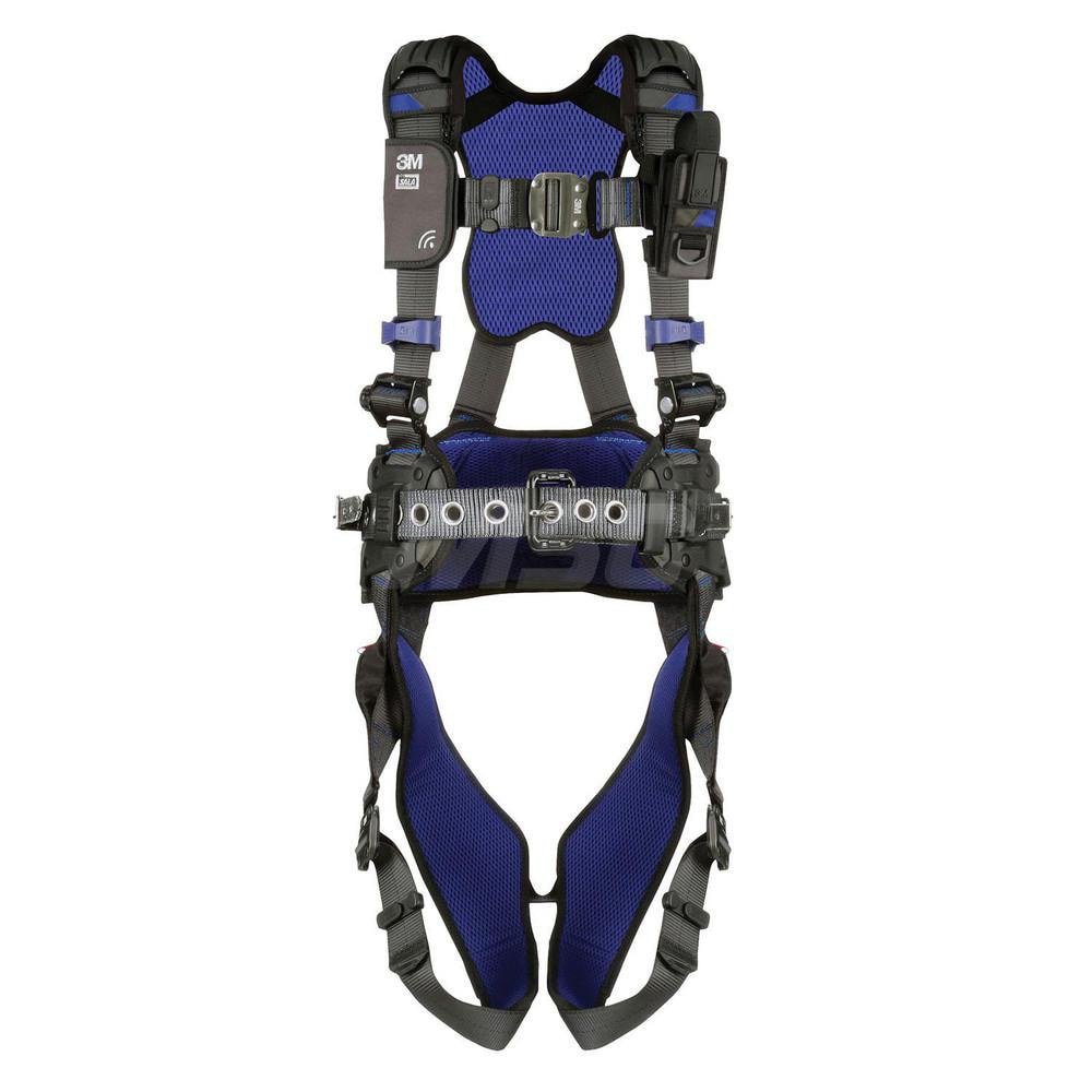 Fall Protection Harnesses: 420 Lb, Size 2X-Large, For Mining, Back Front Hips & Shoulder