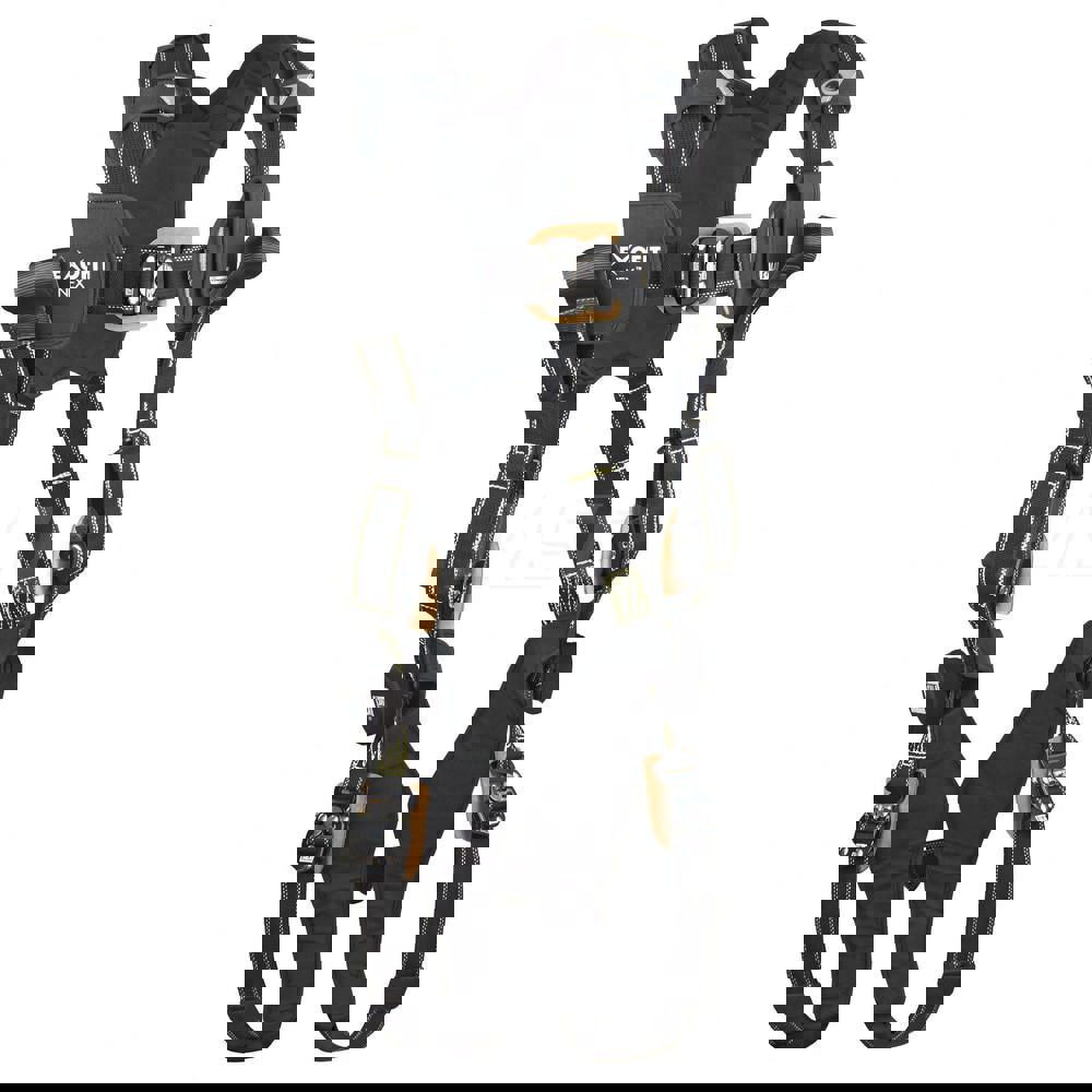 Fall Protection Harnesses: 420 Lb, Arc Flash Style, Size Small, For Retrieval & Rescue, Nomex & Kevlar, Back