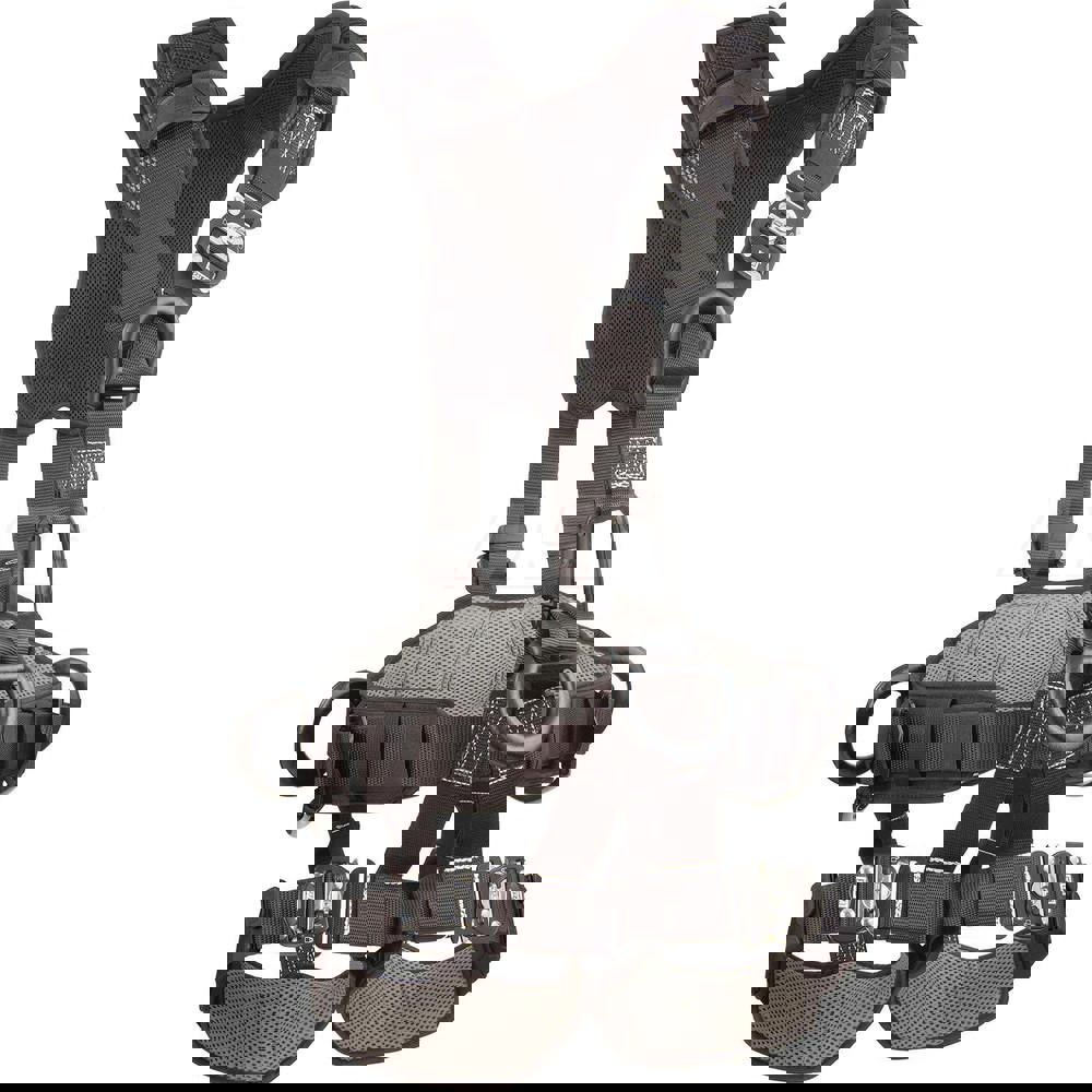 Fall Protection Harnesses: 420 Lb, Vest Style, Size Large, For Retrieval & Rescue, Polyester, Back Front & Side