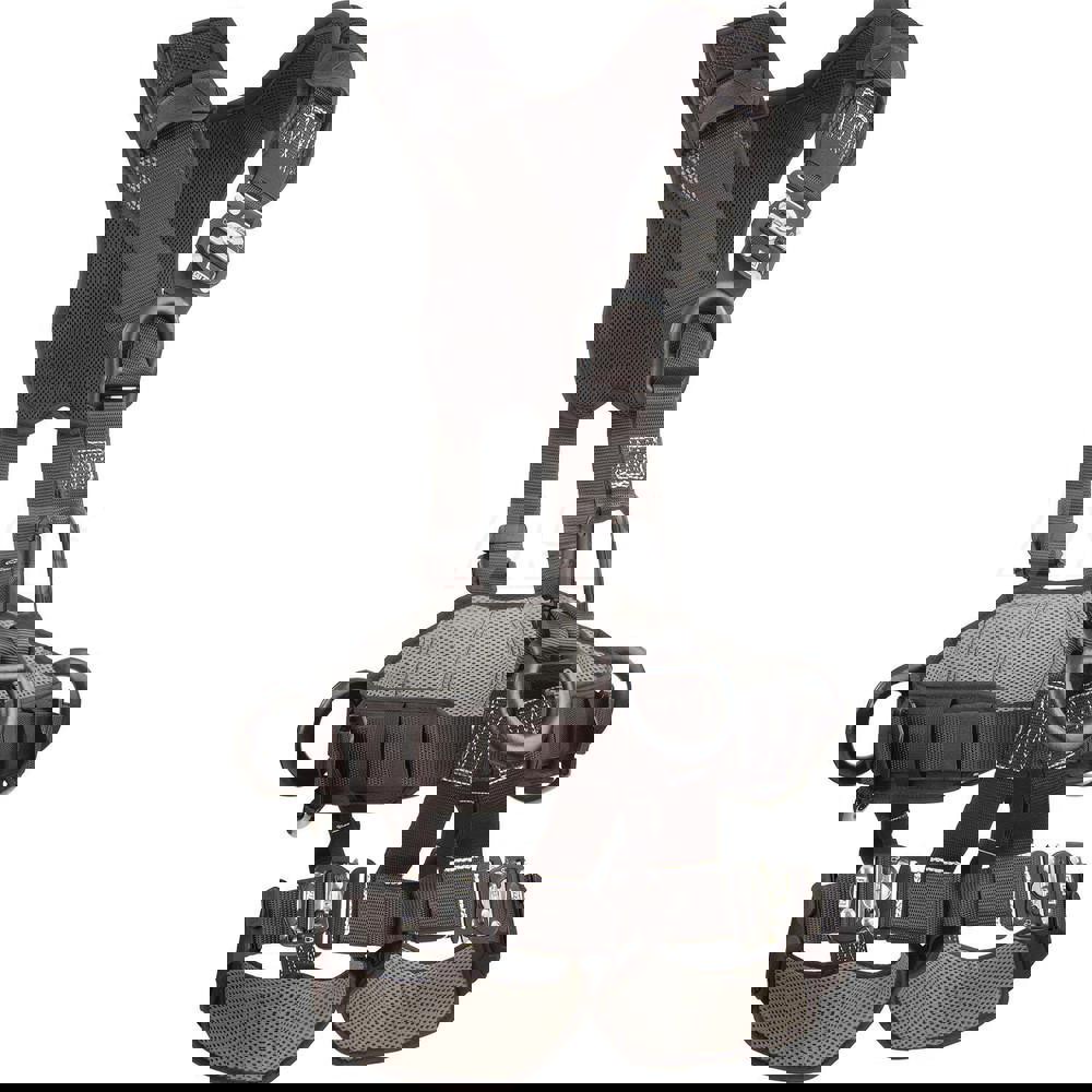 Fall Protection Harnesses: 420 Lb, Vest Style, Size X-Large, For Retrieval & Rescue, Polyester, Back Front & Side