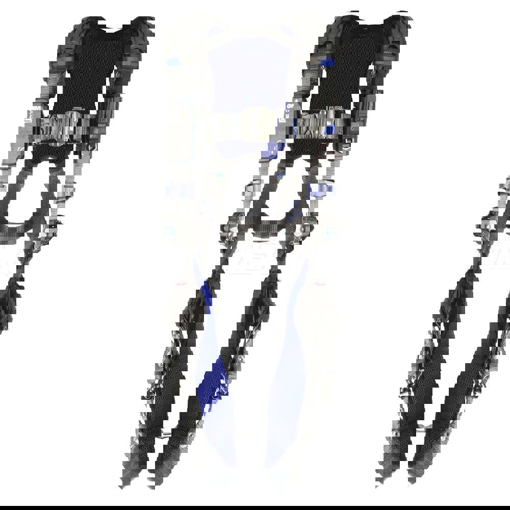 Fall Protection Harnesses: 420 Lb, Vest Style, Size Small, For General Industry, Polyester, Back