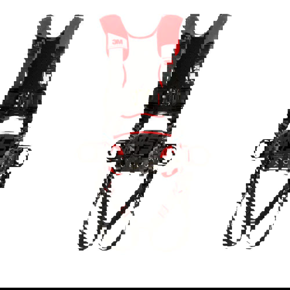 Fall Protection Harnesses: 420 Lb, Construction Style, Size X-Large, For Positioning, Polyester, Back & Side