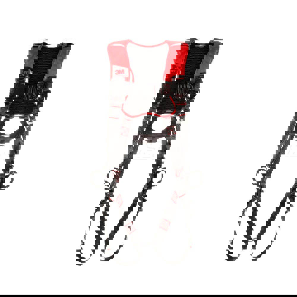 Fall Protection Harnesses: 420 Lb, Vest Style, Size X-Large, For Climbing & Positioning, Polyester, Back Front & Side