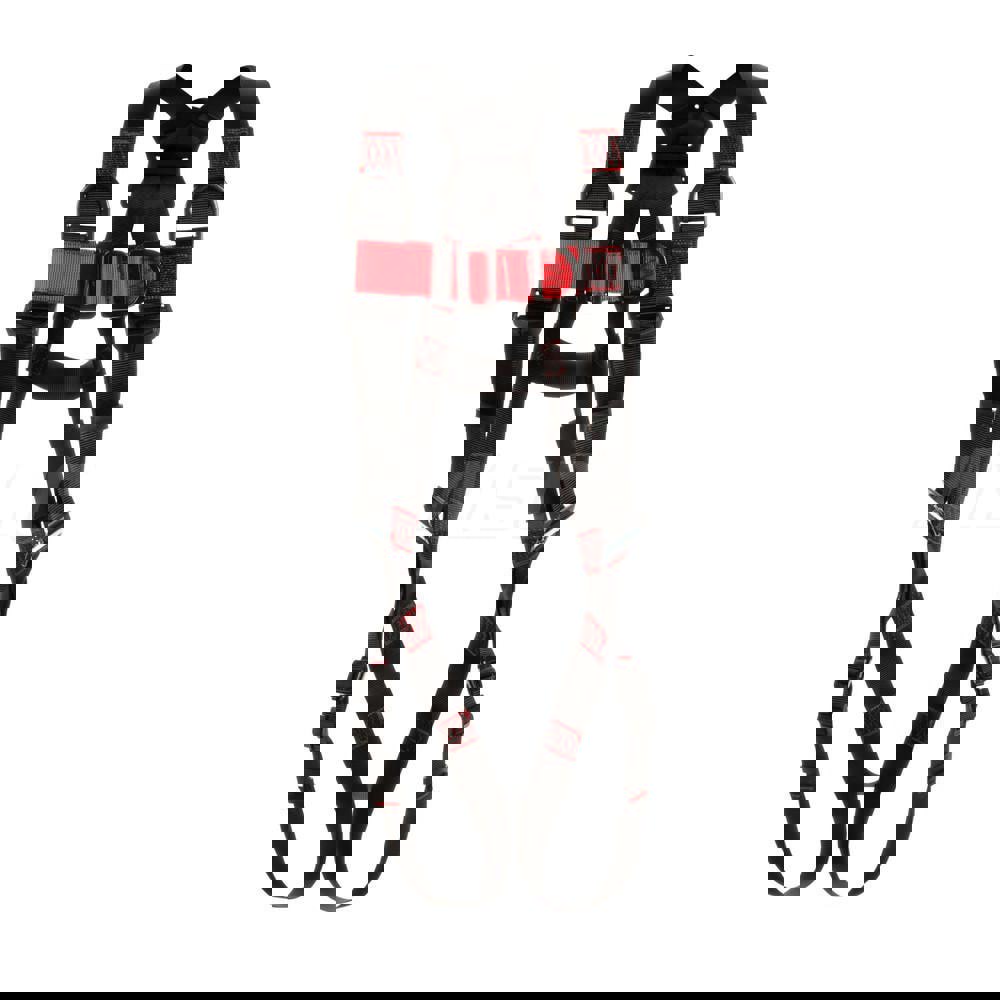 Fall Protection Harnesses: 420 Lb, Vest Style, Size Medium & Large, For General Industry Climbing Retrieval & Rescue, Polyester, Back & Front