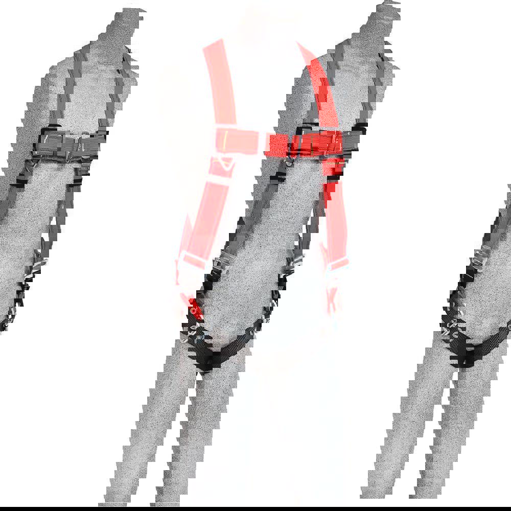 Fall Protection Harnesses: 420 Lb, Vest Style, Size Small, For General Industry, Kevlar, Back