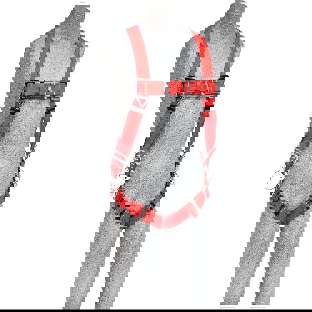 Fall Protection Harnesses: 420 Lb, Vest Style, Size Medium & Large, For Positioning, Kevlar, Back & Side