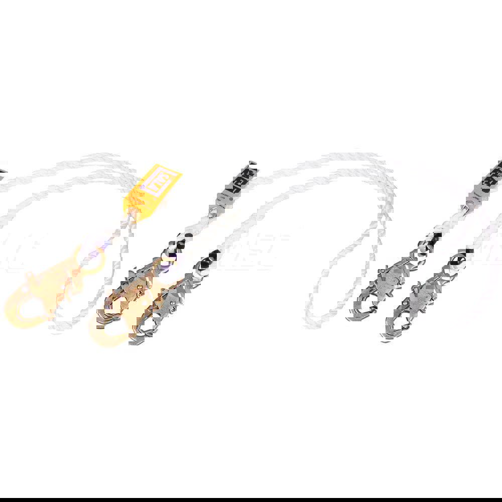 Lanyards & Lifelines; Load Capacity: 310lb; 141kg ; Lifeline Material: Polyester ; Capacity (Lb.): 310 ; End Connections: Snap Hook ; Maximum Number Of Users: 1 ; Anchorage Connection: Snap Hook
