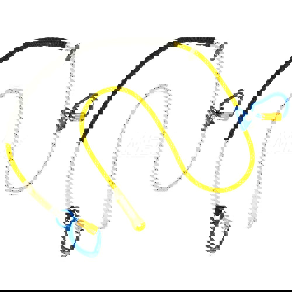 Lanyards & Lifelines; Load Capacity: 310lb; 141kg ; Lifeline Material: Nylon ; Capacity (Lb.): 310 ; End Connections: Carabiner ; Maximum Number Of Users: 1 ; Harness Connection: Carabiner