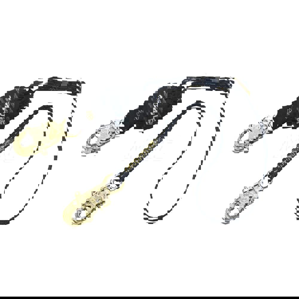 Lanyards & Lifelines; Load Capacity: 420lb; 190kg ; Lifeline Material: Nomex; Kevlar ; Capacity (Lb.): 420 ; End Connections: Snap Hook ; Maximum Number Of Users: 1 ; Anchorage Connection: Snap Hook