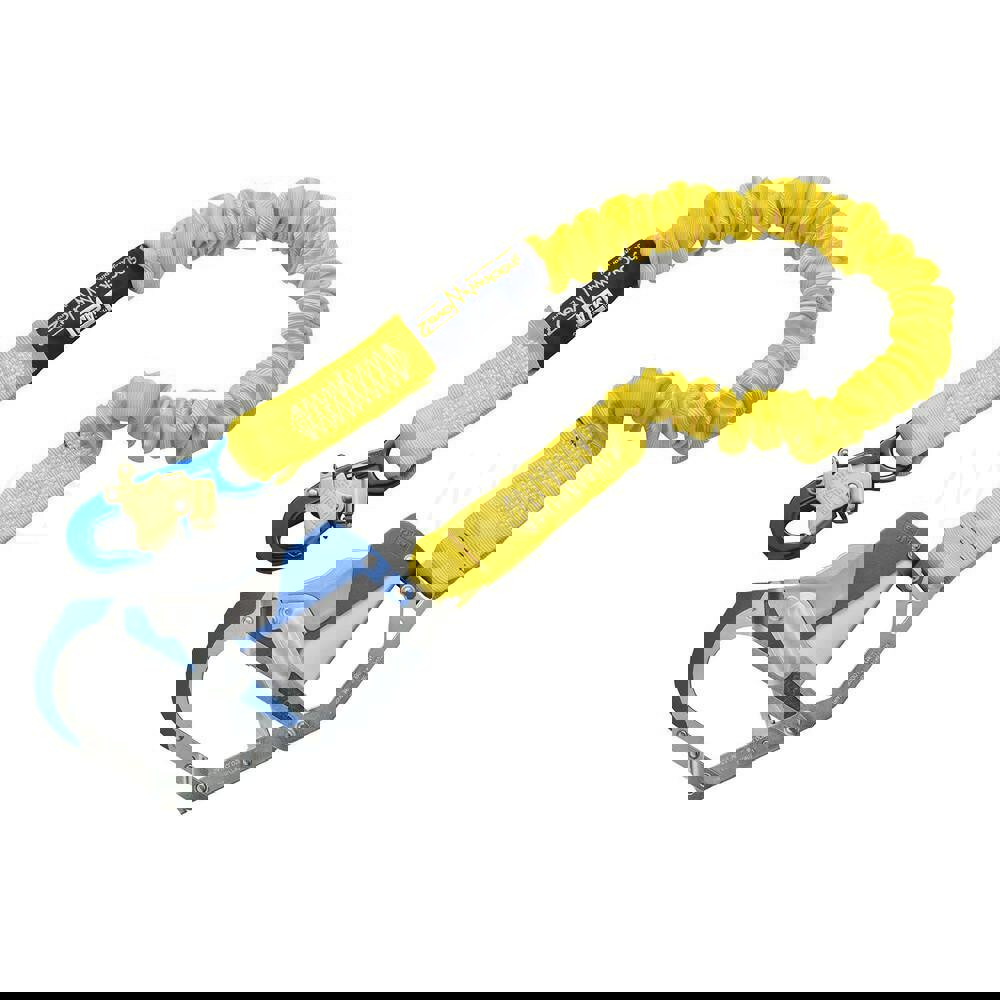 Lanyards & Lifelines; Load Capacity: 310lb; 141kg ; Lifeline Material: Polyester ; Capacity (Lb.): 310 ; End Connections: Snap Hook ; Maximum Number Of Users: 1 ; Anchorage Connection: Snap Hook