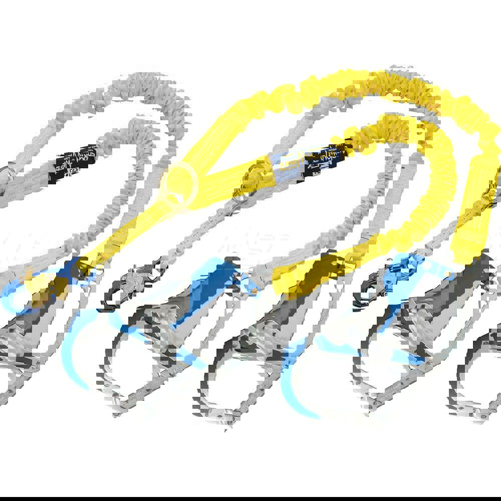 Lanyards & Lifelines; Load Capacity: 310lb; 141kg ; Lifeline Material: Polyester ; Capacity (Lb.): 310 ; End Connections: Snap Hook ; Maximum Number Of Users: 1 ; Anchorage Connection: Snap Hook