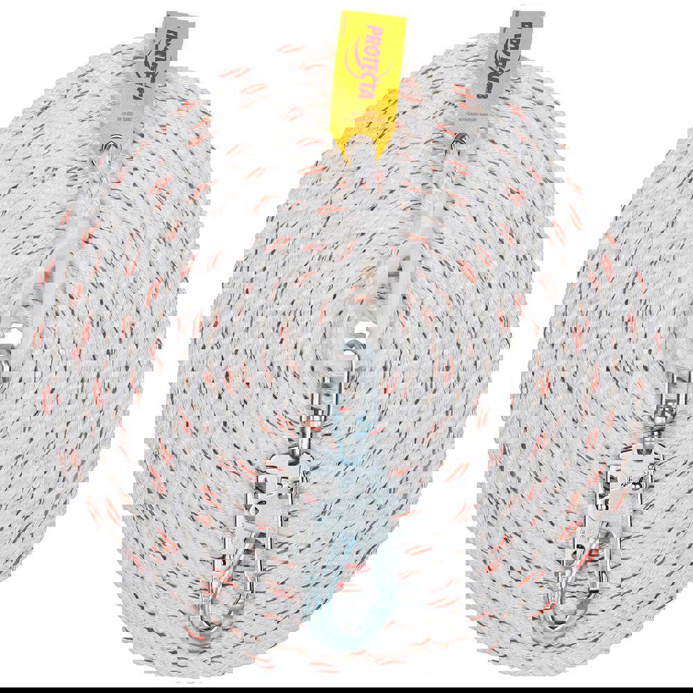 Lanyards & Lifelines; Load Capacity: 310lb; 141kg ; Lifeline Material: Polyester ; Capacity (Lb.): 310 ; End Connections: Snap Hook ; Maximum Number Of Users: 1 ; Installation Type: Temporary