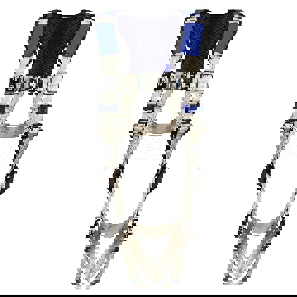 Fall Protection Harnesses: 420 Lb, Vest Style, Size Medium, For General Purpose, Back