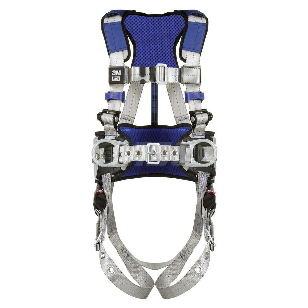 Fall Protection Harnesses: 420 Lb, Construction Style, Size Medium, For Construction & Positioning, Back & Hips