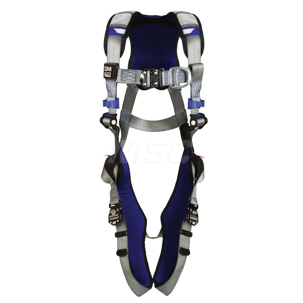 Fall Protection Harnesses: 420 Lb, Vest Style, Size Small, For Climbing, Back & Front