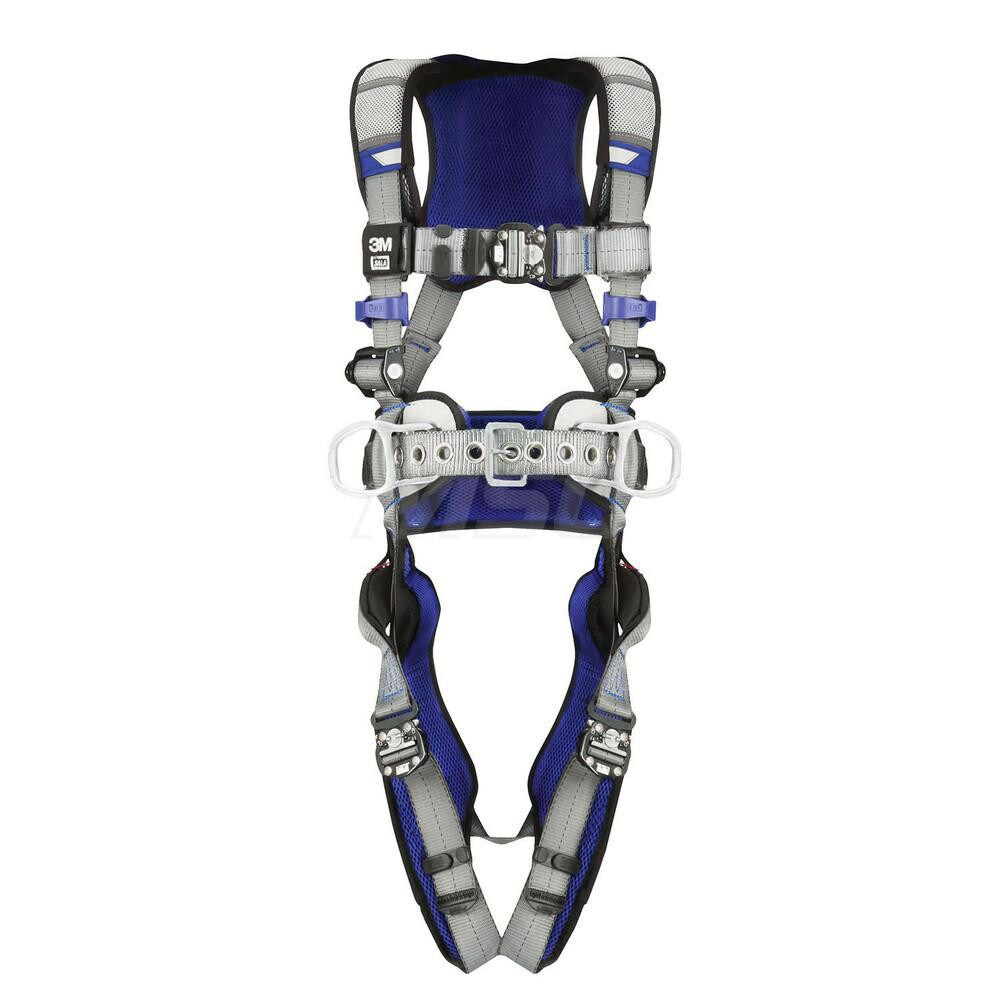 Fall Protection Harnesses: 420 Lb, Construction Style, Size 2X-Large, For Positioning, Back & Hips