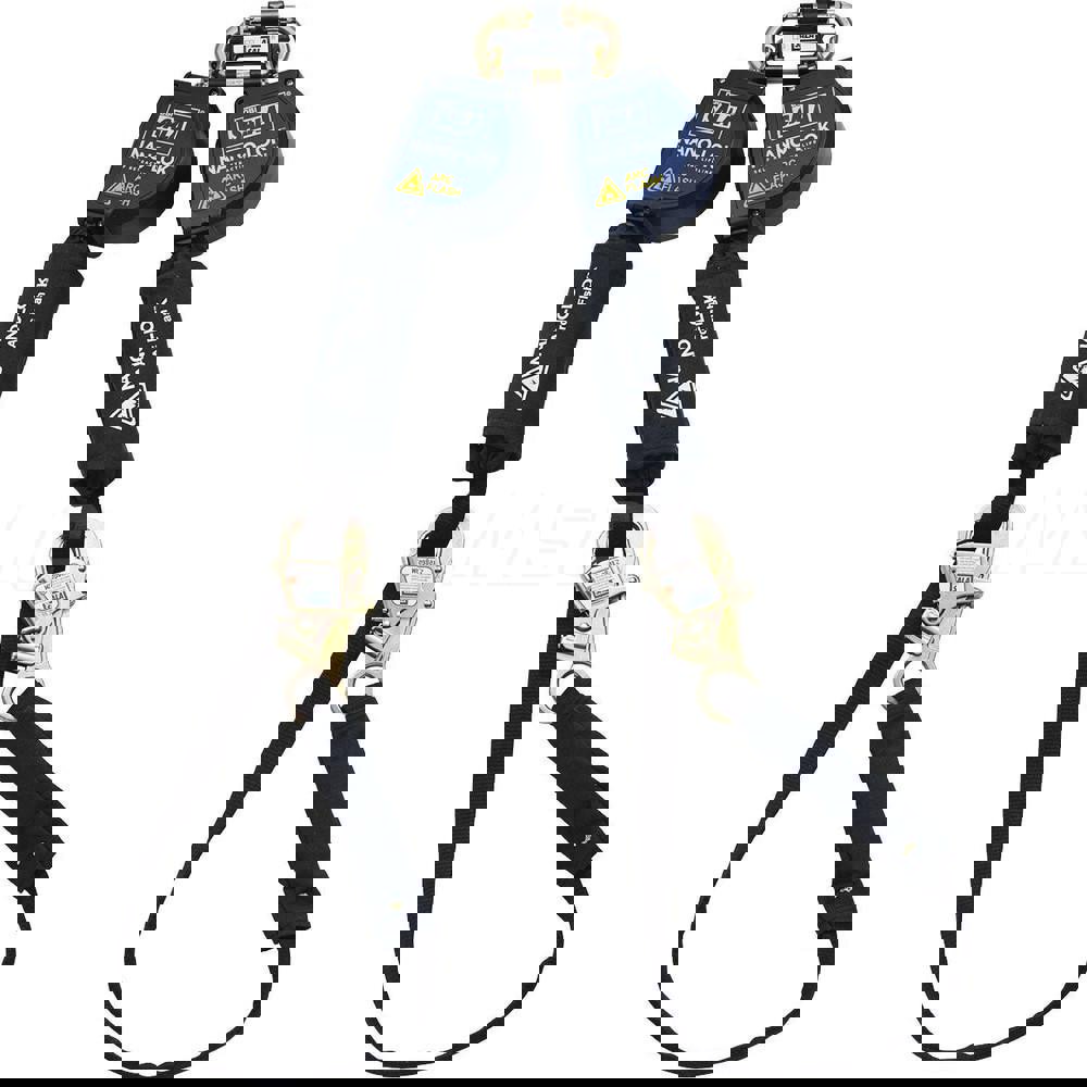 Self-Retracting Lifeline: 420 lb Capacity, 11.00' Lifeline,