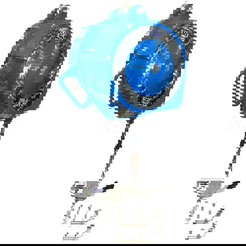 Confined Space Entry & Retrieval Winches; Winch Power Type: Hydraulic; Manual ; Material: Aluminum ; Maximum Load Capacity: 310.00 ; Installation Type: Portable ; Cable Length: 200.000 ; Color: Blue