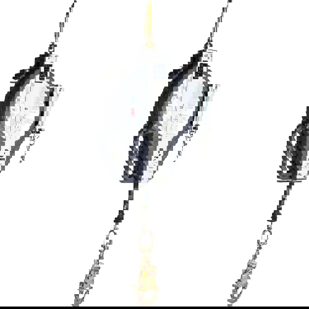 Self-Retracting Lanyards, Lifelines & Fall Limiters; Length (Feet): 50.000 ; Housing Material: Thermoplastic ; Unit Connector: Carabiner ; Extended Length: 50.00ft ; Capacity (Lb.): 310 ; Lifeline Material: Galvanized