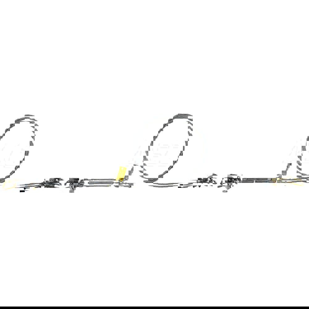 Lanyards & Lifelines; Load Capacity: 310lb; 141kg ; Lifeline Material: Galvanized Steel ; Capacity (Lb.): 310 ; End Connections: Snap Hook ; Maximum Number Of Users: 6 ; Installation Type: Temporary