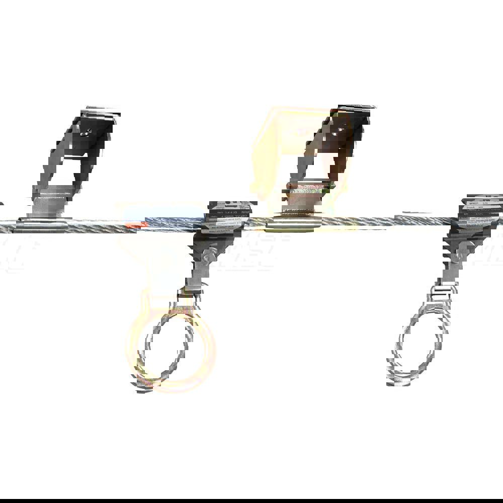 Lanyards & Lifelines; Load Capacity: 310lb; 141kg ; Lifeline Material: Galvanized Steel ; Capacity (Lb.): 310 ; End Connections: Loop ; Maximum Number Of Users: 2 ; Installation Type: Permanent