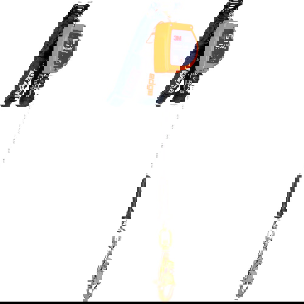 Self-Retracting Lanyards, Lifelines & Fall Limiters; Length (Feet): 8.000 ; Housing Material: Thermoplastic ; Unit Connector: Single Pin Connector ; Extended Length: 8.00ft ; Capacity (Lb.): 420 ; Lifeline Material: Galvanized