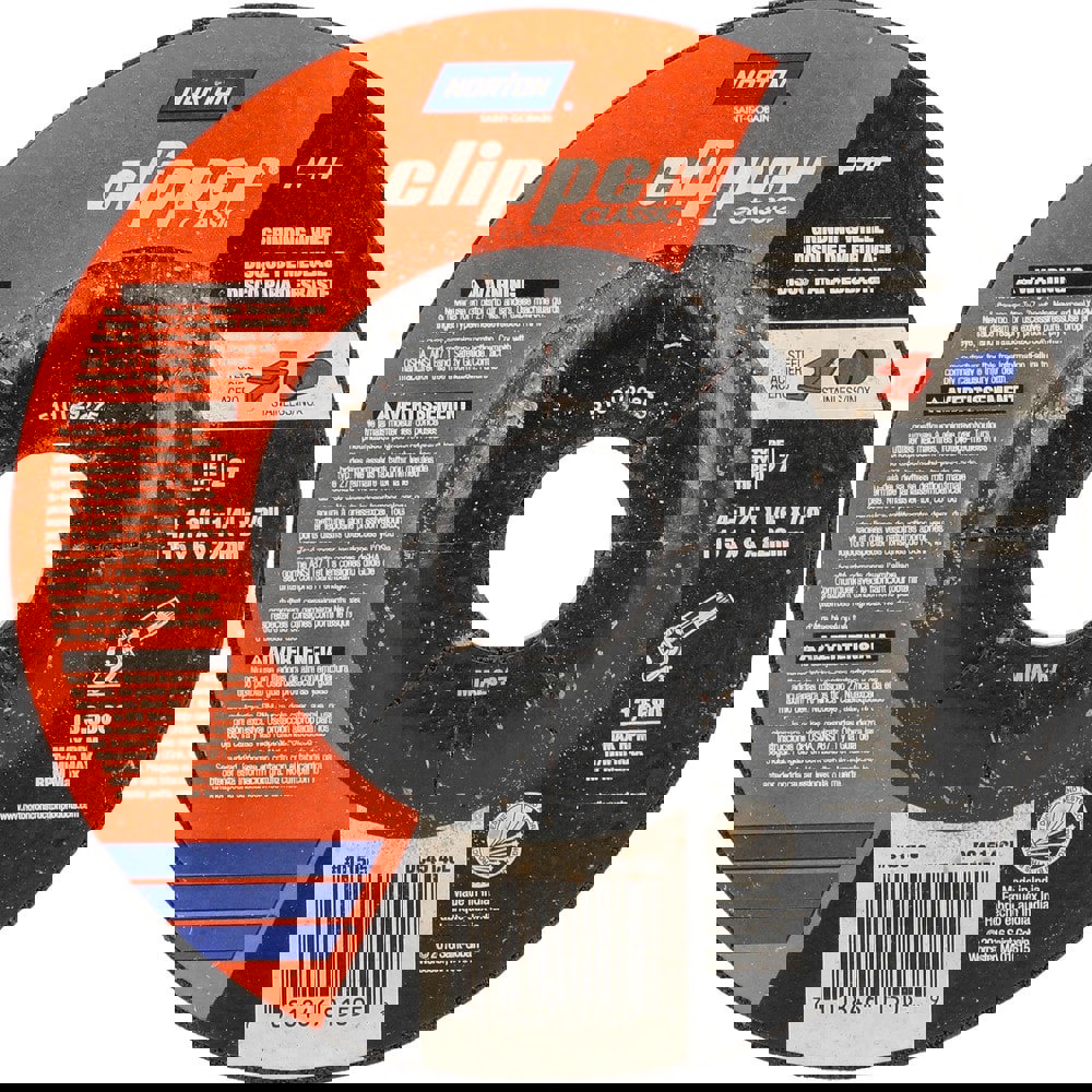 Depressed-Center Wheels; Wheel Diameter (Inch): 4-1/2 ; Wheel Thickness (Inch): 1/4 ; Hole Size: 7/8 (Inch); Wheel Type: Type 27 ; Abrasive Material: Aluminum Oxide ; Connector Type: Arbor