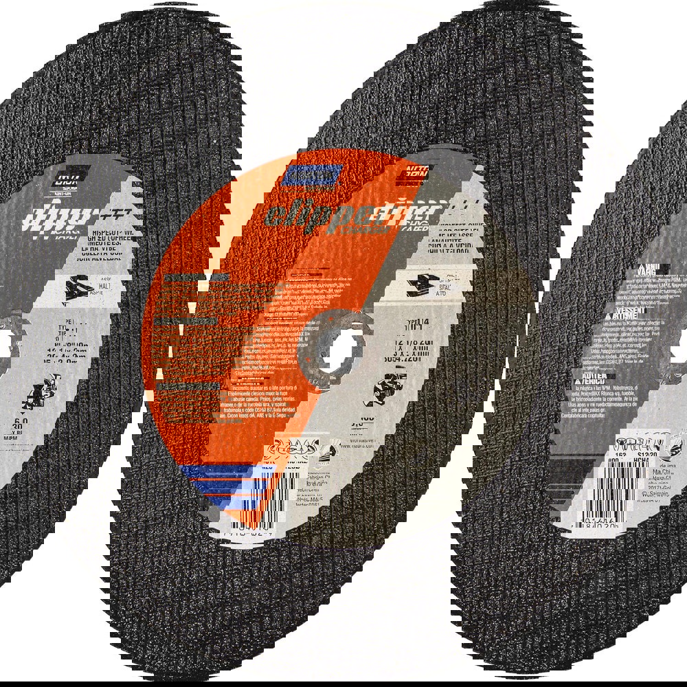 Cutoff Wheels; Wheel Diameter (Inch): 12 ; Wheel Thickness (Inch): 1/8 ; Hole Size: 20.00 ; Abrasive Material: Aluminum Oxide ; Reinforced: Reinforced ; Bond Type: Resinoid