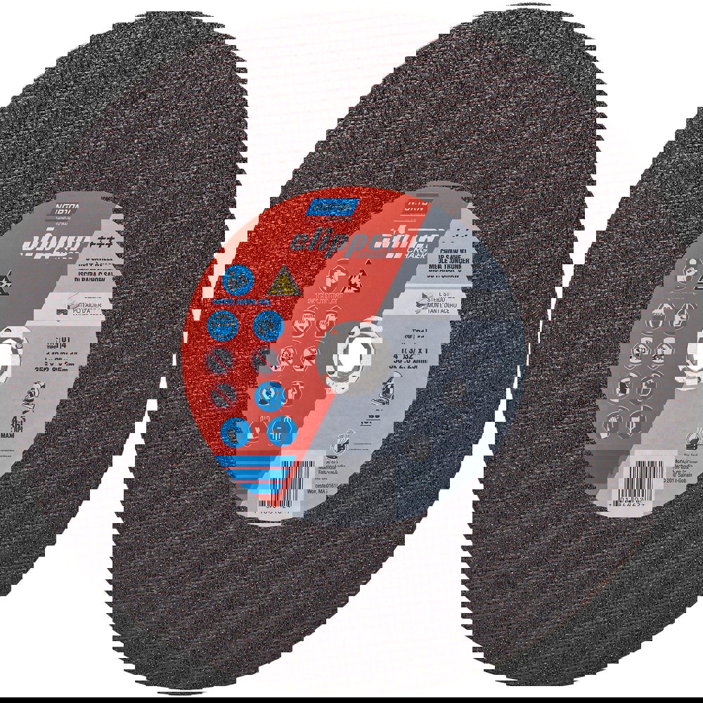 Cutoff Wheels; Wheel Diameter (Inch): 14 ; Wheel Thickness (Inch): 3/32 ; Hole Size (Inch): 1 ; Abrasive Material: Aluminum Oxide ; Reinforced: Reinforced ; Bond Type: Resinoid