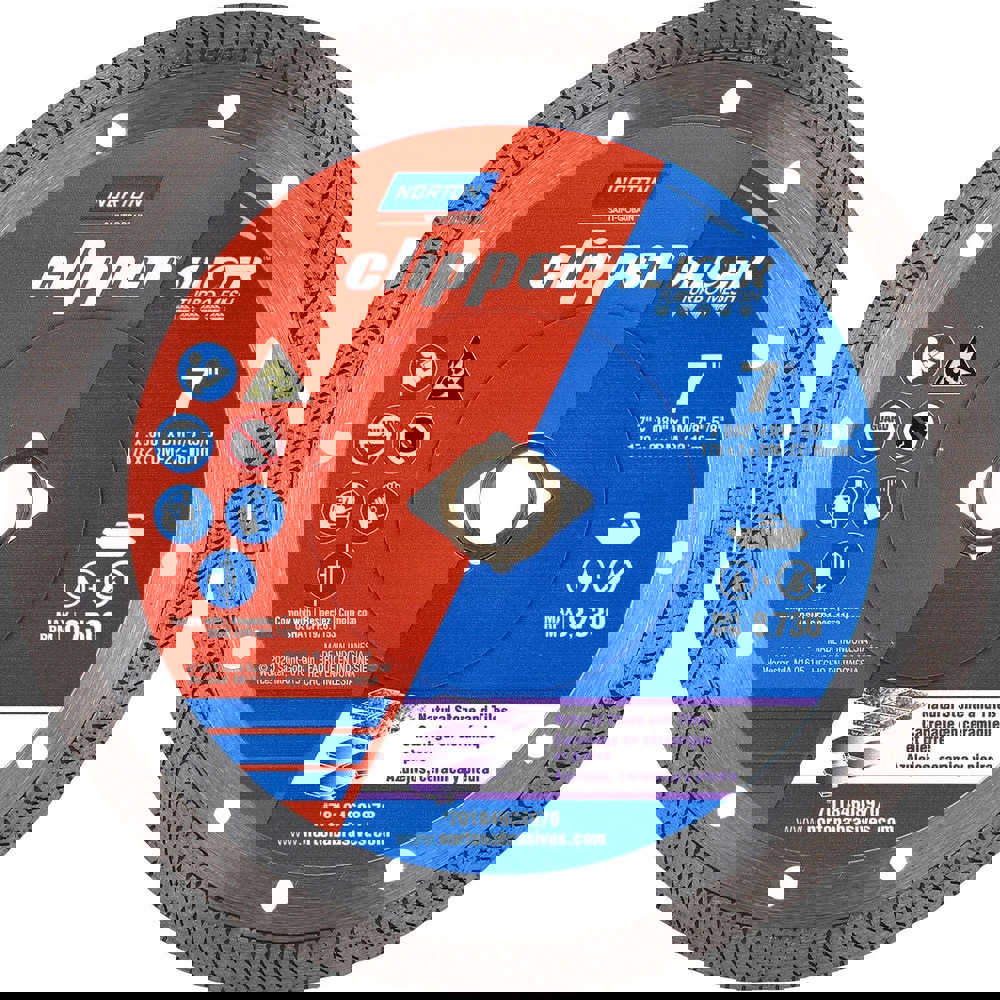 Wet & Dry Cut Saw Blade: 7