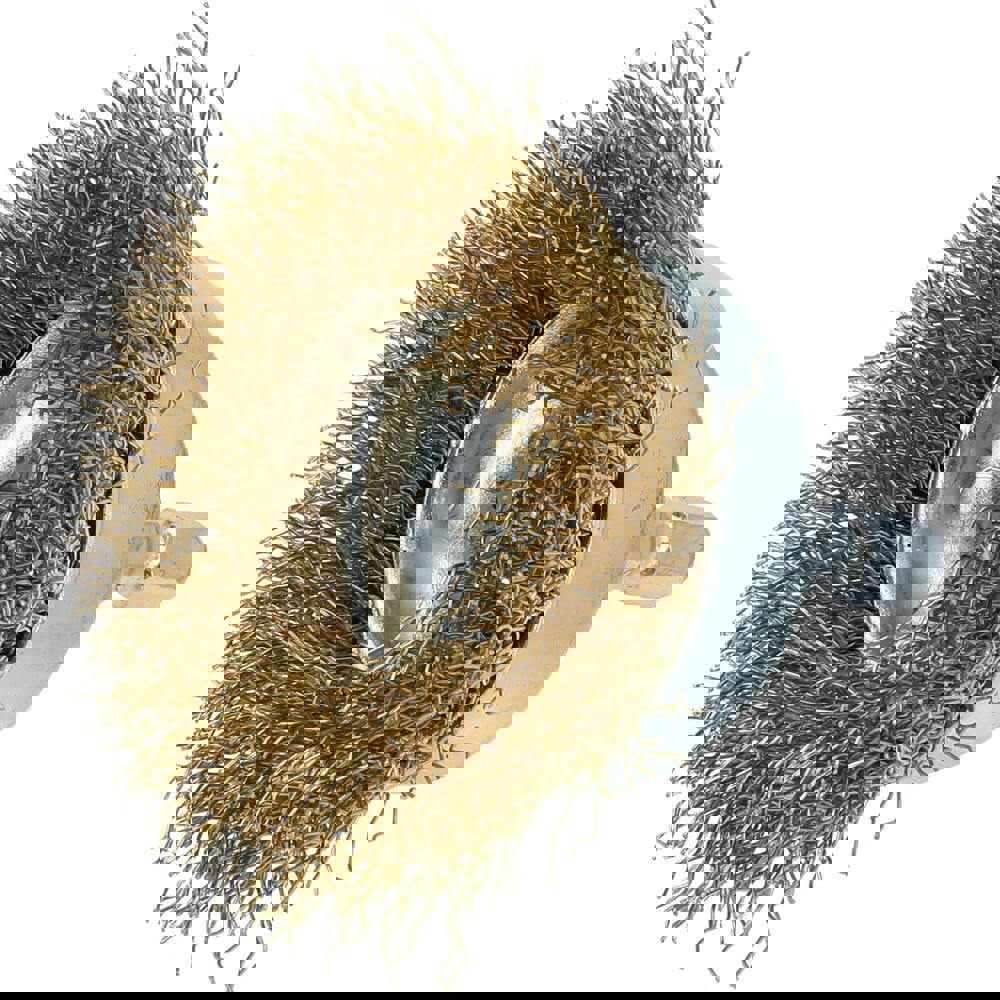 Wheel Brushes; Mount Type: Shank ; Outside Diameter (Inch): 2 ; Shank Diameter (Inch): 1/4 ; Fill Material: Brass ; Maximum Rpm: 4500 ; UNSPSC Code: 31191521