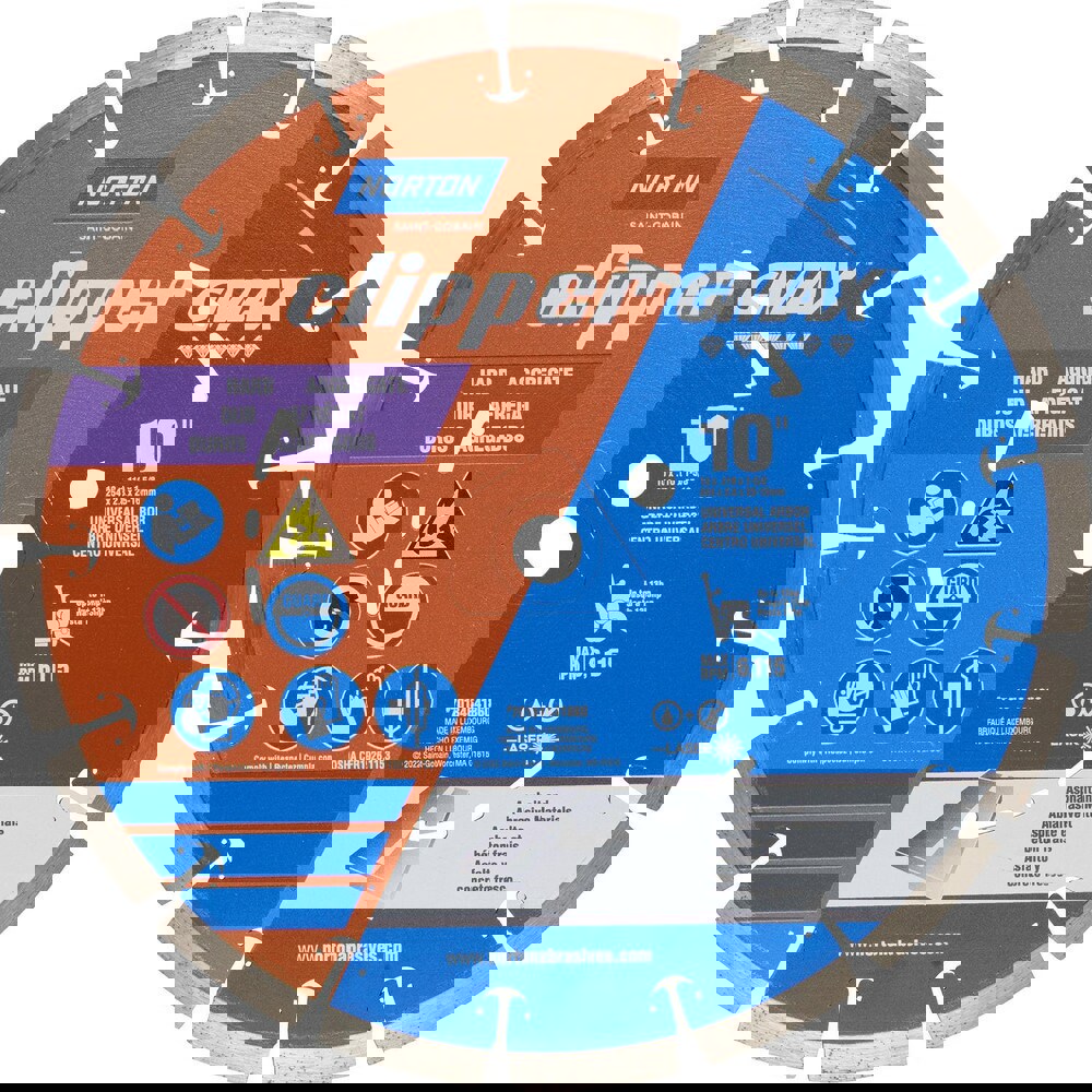 Wet & Dry Cut Saw Blade: 10
