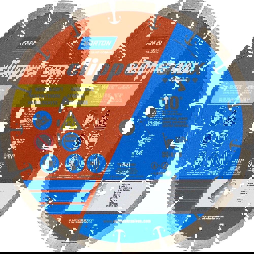 Wet & Dry Cut Saw Blade: 10