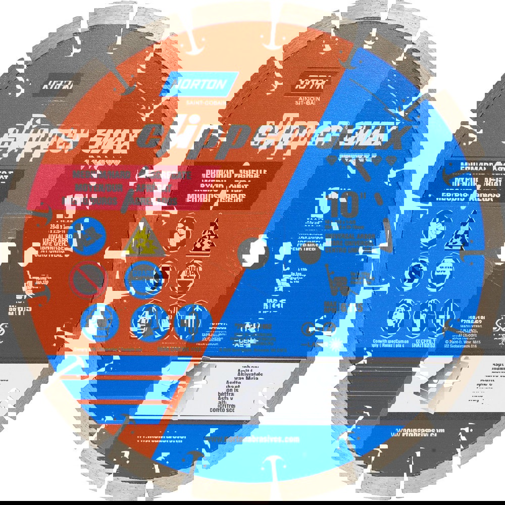 Wet & Dry Cut Saw Blade: 10