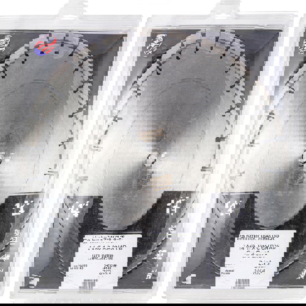 Wet & Dry Cut Saw Blade: 14