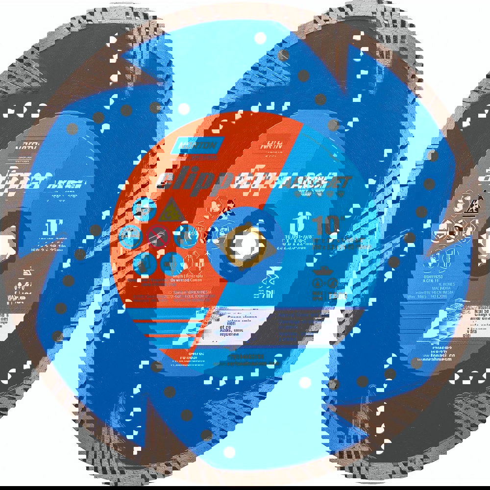 Wet & Dry Cut Saw Blade: 10