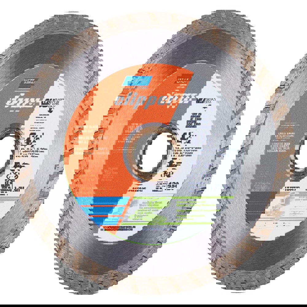 Wet & Dry Cut Saw Blade: 4-1/2